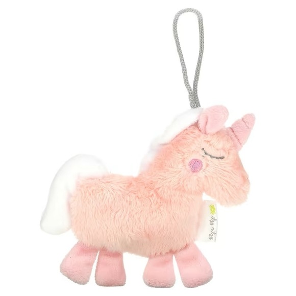 Itzy Ritzy Sweetie Pal Stuffed Animal - Pink Unicorn - Picture 1 of 6